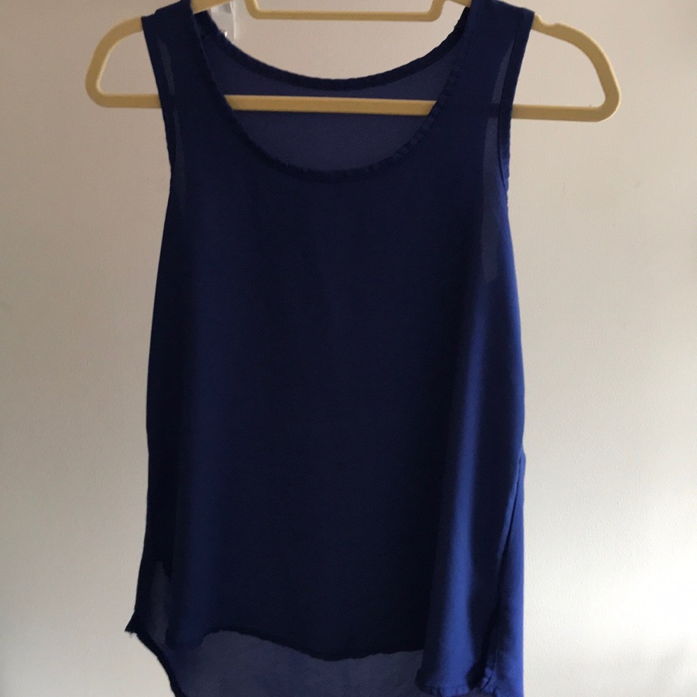 Blue tank top